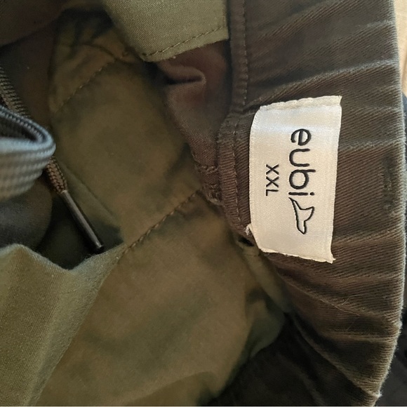 Ebui jogger pants size xxl excellent condition Also has drawstring in army green - Picture 5 of 6